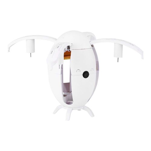 Drone Pliable Rc, Quadricoptere, Wifi Fpv, Maintien D'altitude, Telecommande, Jouet Avec Camera, Blanc