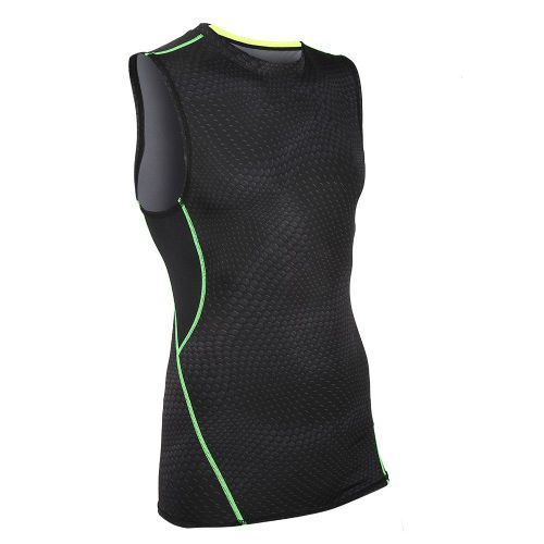 Debardeur De Sport Pour Homme Pro Gymming Shaper, Compression, Fitness, Exercice (Noir, Taille L)