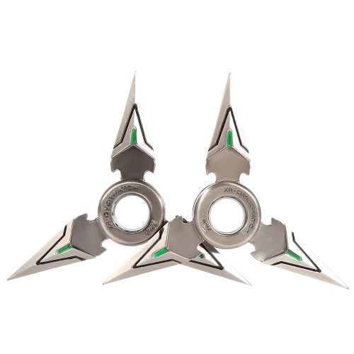 Spinner a doigts tendance avec billes en acier et roulements a billes, jouet anti-stress EDC pour les mains (2 pieces)