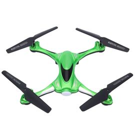 Drone Quadricoptere Etanche 2,4 Ghz, Telecommande, Retour Par Une Touche, Mode Sans Tete (Vert)