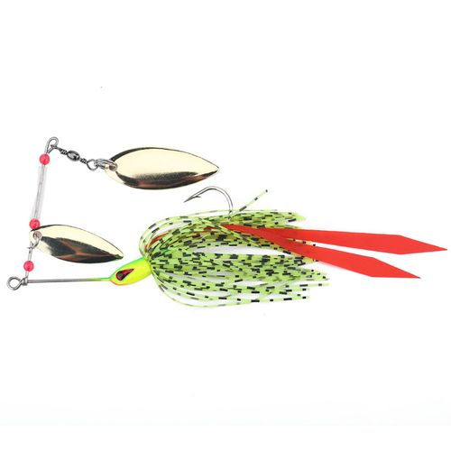 Leurres De Peche Terminator Spinning Bait Lot Buzz Baits Avec Jupes Accessoires De Peche