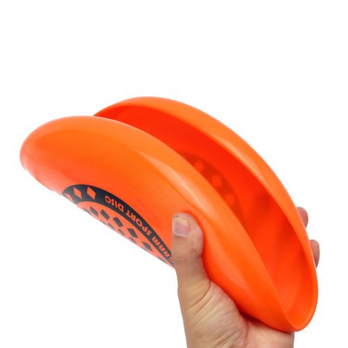 Disque volant rond d'exterieur de 175 g, jouet pour enfants et animaux de compagnie (rouge)