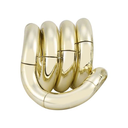 Jouet sensoriel educatif classique et torsade, anti-anxiete et anti-stress, pour les doigts, cadeau pour enfants, dore