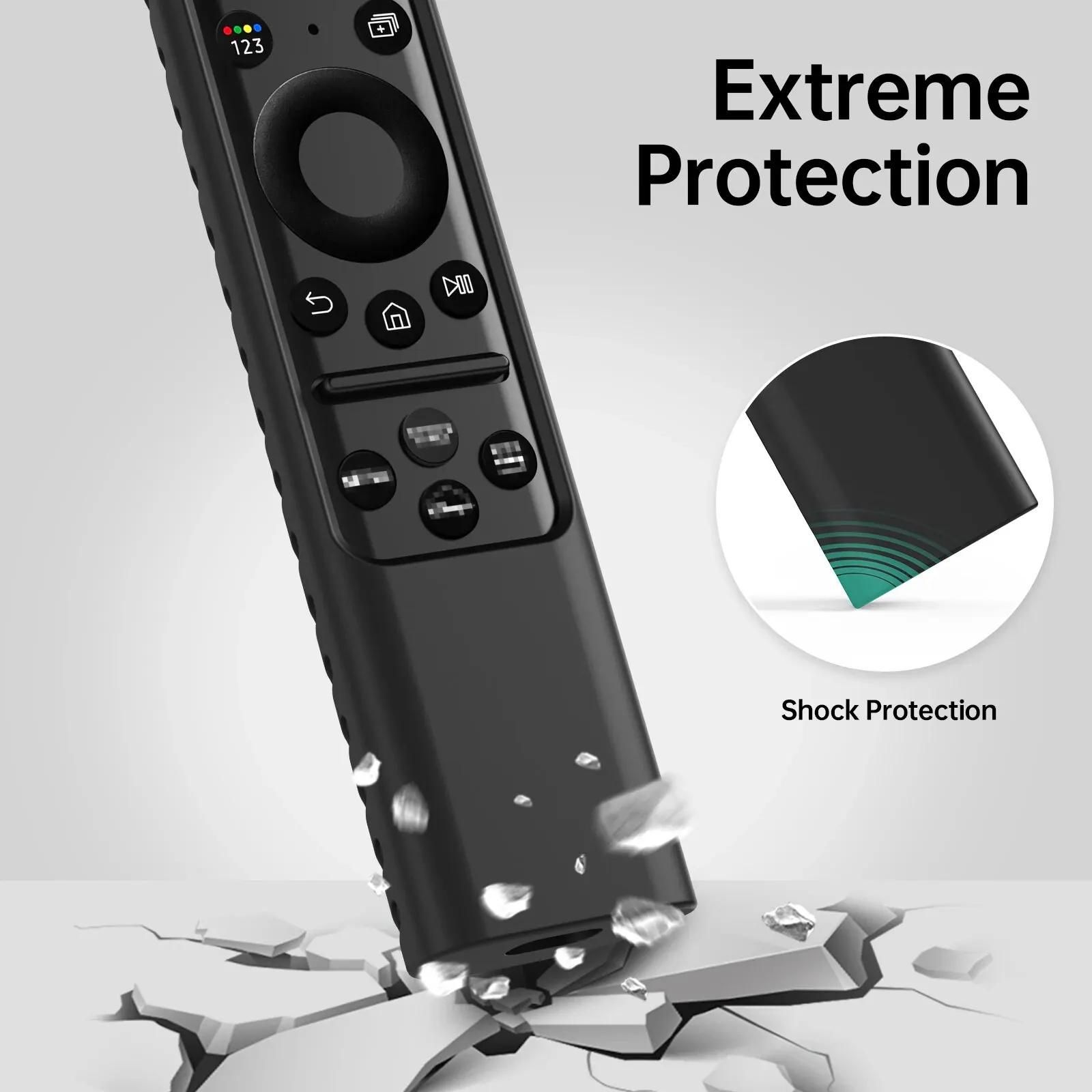 Housse de tlcommande en Silicone pour Samsung 2023 TM2360E BN59 01432A TM2361E BN59 01455E, tlcommande Smart TV Samsung Anit perdue avec lanire-Fluorescent Vert image 8 | Rakuten