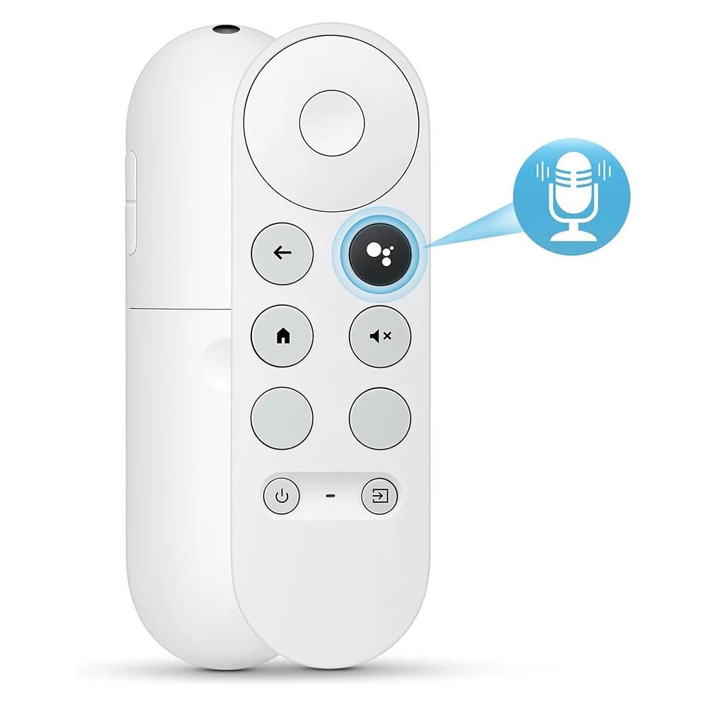 G9N9N Smart TV tlcommande Bluetooth-Compatible dcodeur vocal tlcommande pour Google TV Chromecast 4K neige- image 2 | Rakuten