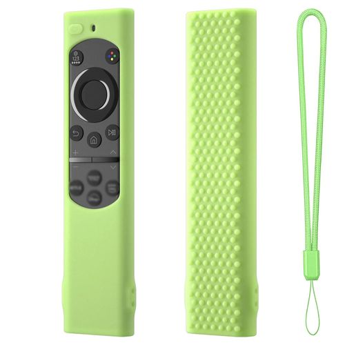 Coque de protection en silicone compatible avec la télécommande Samsung TV BN59-01385A Samsung Smart TV Juste de protection à distance-Vert
