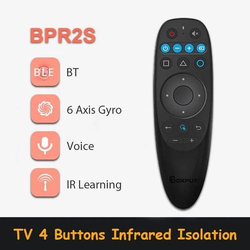 Télécommande vocale Air Mouse, gyroscope sans fil, apprentissage IR BTpig, Smart TV, Android TV Box, G10S, BStore 1S Plus, 2S Plus, 2.4G-BPR2S
