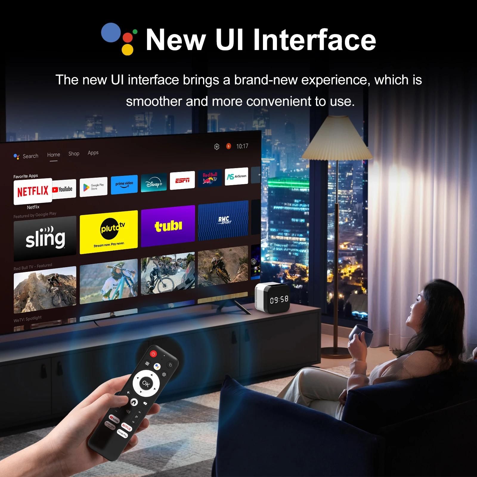 H96 Max H728 Smart TV Box, Allwinner Octa Core 8K Ultra HD, Android 14, dcodeur de lecteur multimdia, Ethernet 1000M, WiFi 6-Ue Plug image 2 | Rakuten
