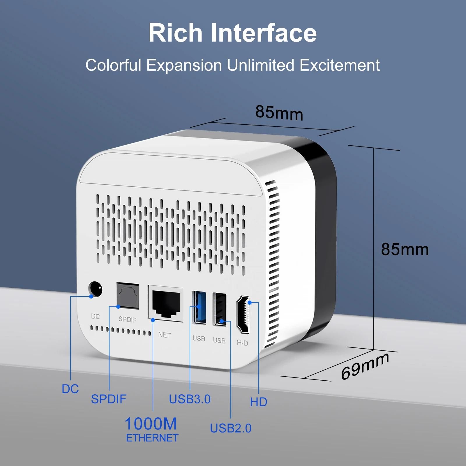 H96 Max H728 Smart TV Box, Allwinner Octa Core 8K Ultra HD, Android 14, dcodeur de lecteur multimdia, Ethernet 1000M, WiFi 6-Ue Plug image 12 | Rakuten