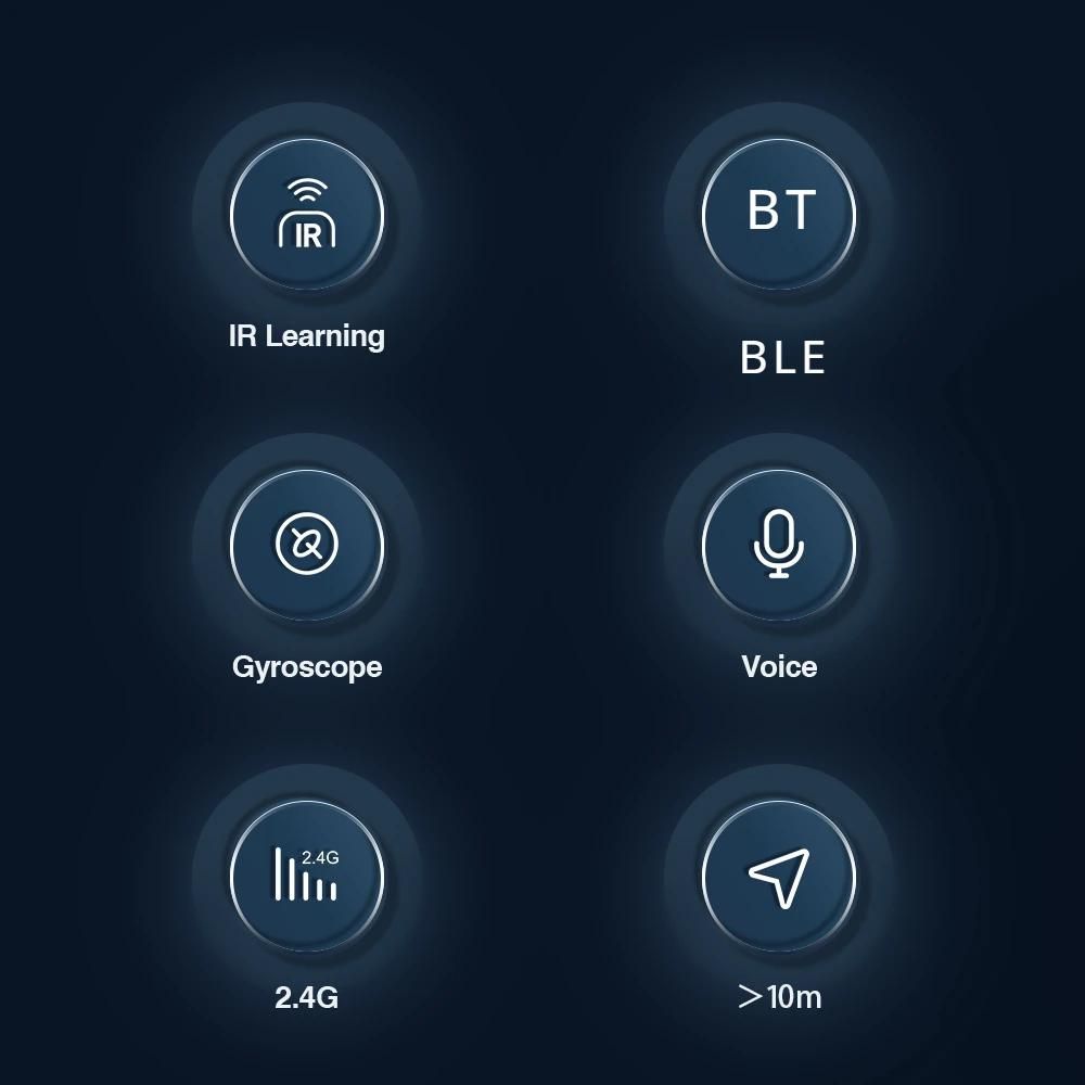 Tlcommande vocale Air Mouse, gyroscope sans fil, apprentissage IR BTpig, Smart TV, Android TV Box, G10S, BStore 1S Plus, 2S Plus, 2.4G-BPR3S Plus image 21 | Rakuten