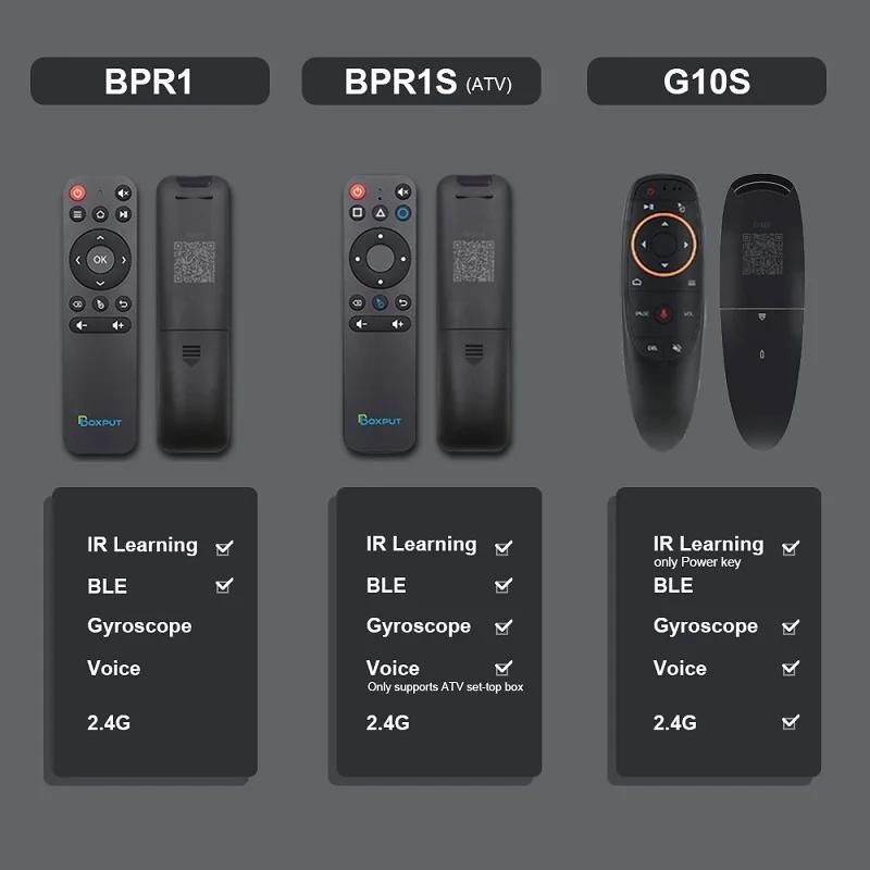 Tlcommande vocale Air Mouse, gyroscope sans fil, apprentissage IR BTpig, Smart TV, Android TV Box, G10S, BStore 1S Plus, 2S Plus, 2.4G-BPR2S Plus image 2 | Rakuten