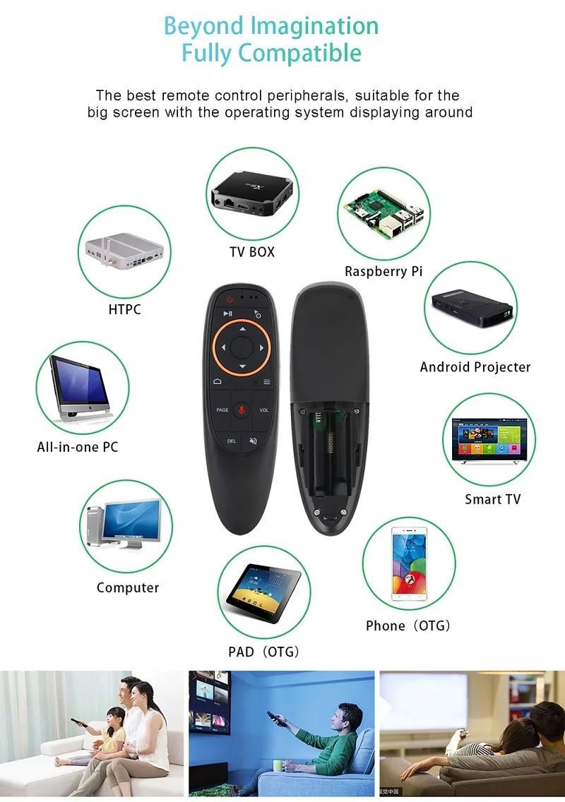 Tlcommande vocale Air Mouse, gyroscope sans fil, apprentissage IR BTpig, Smart TV, Android TV Box, G10S, BStore 1S Plus, 2S Plus, 2.4G-BPR2S Plus image 7 | Rakuten