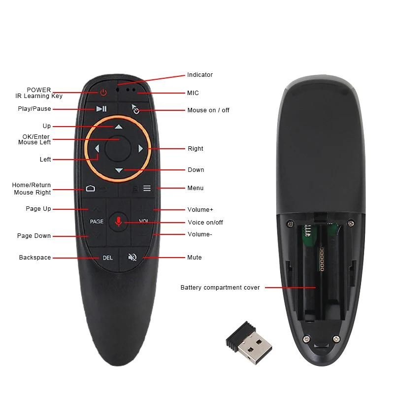 Tlcommande vocale Air Mouse, gyroscope sans fil, apprentissage IR BTpig, Smart TV, Android TV Box, G10S, BStore 1S Plus, 2S Plus, 2.4G-BPR2S Plus image 11 | Rakuten
