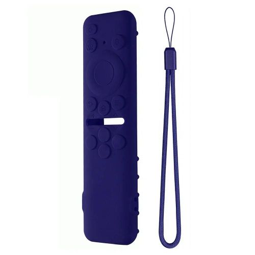 Étui de télécommande housse de protection antichoc avec lanière détachable Smart TV pour Samsung BN59-01432A BN59-01432B BN59-01432D-dark Bleu