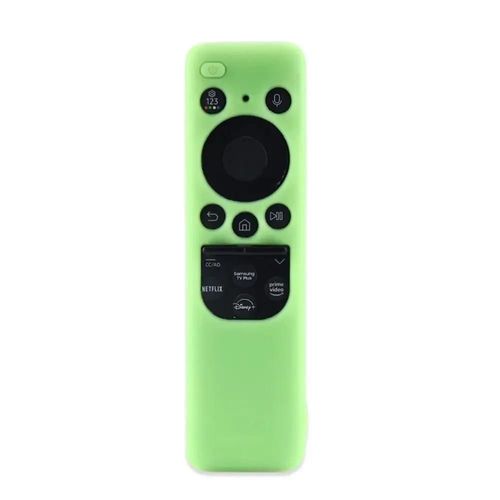 Étui de protection en Silicone pour Samsung TV BN59-01432A 01432J, housse de protection pour télécommande solaire, manchon souple antichoc-A-Luminous Vert