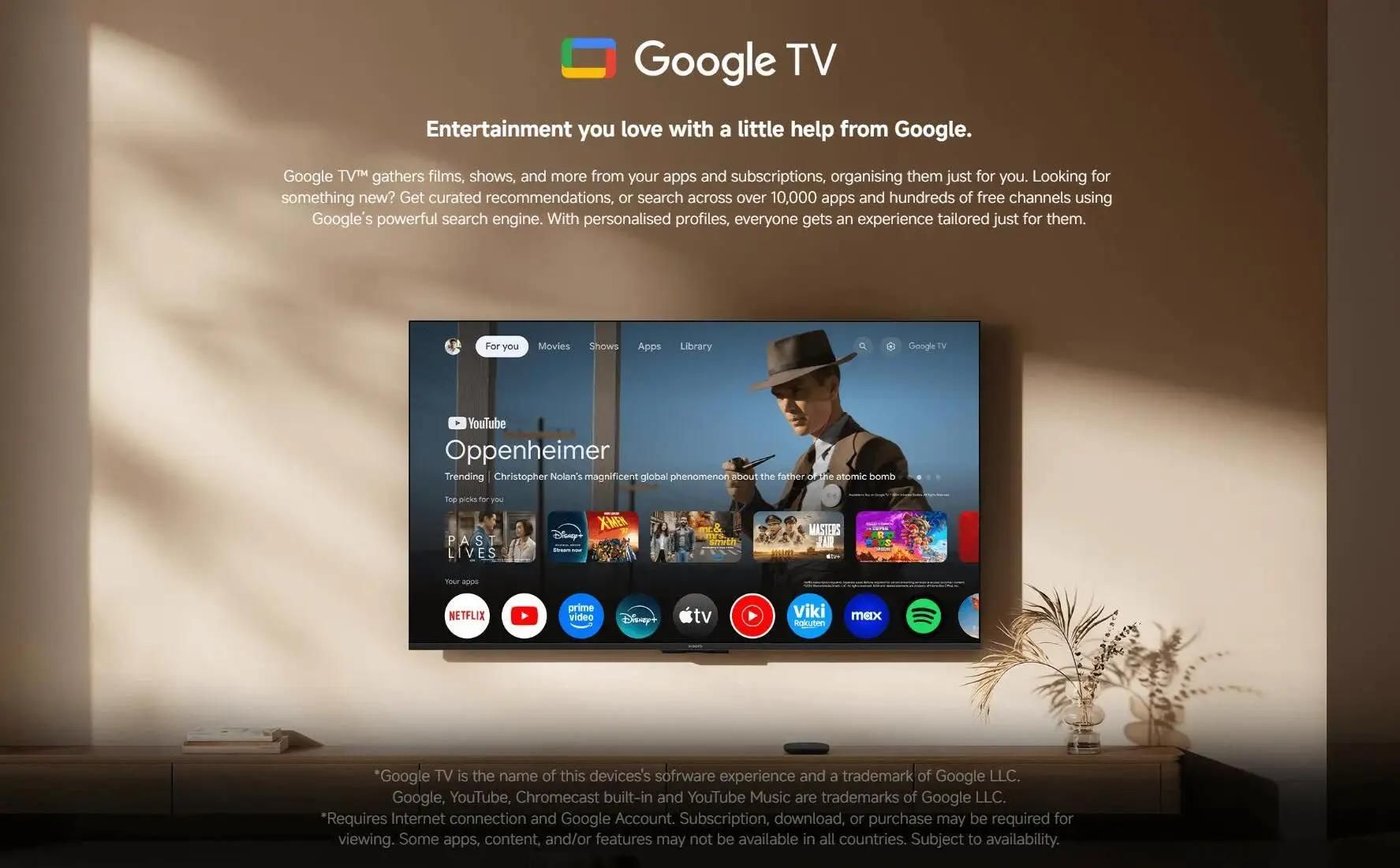 Xiaomi-Smart TV Box S 3rd Gen, Android TV Box, 4K, UHD, WiFi 6, 32 Go, Dean, Dolby Vision HDR10 +, Google Assistant, BTstimulations, Nouveau-Ue Plug image 7 | Rakuten