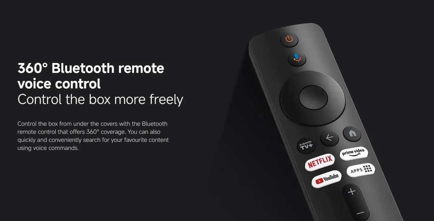 Xiaomi-Smart TV Box S 3rd Gen, Android TV Box, 4K, UHD, WiFi 6, 32 Go, Dean, Dolby Vision HDR10 +, Google Assistant, BTstimulations, Nouveau-Ue Plug image 10 | Rakuten