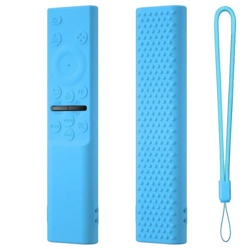 Étui de protection en Silicone pour télécommande samsung, manchon pour BN59-01388A 01388C 01388H 01393H 01393A 01393C 01393D CU7000-165x40x13mm-Baby Bleu