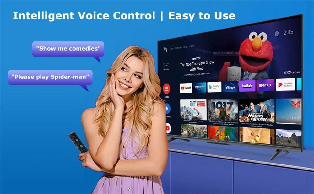 Remplacement de la tlcommande vocale RC802V FNR1 pour tlviseurs intelligents TCL Android TV 4K UHD avec boutons Netflix YouTube-Voice Remote image 3 | Rakuten