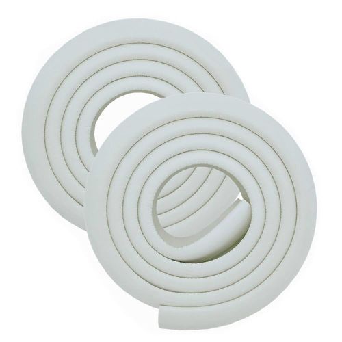 Protection D'angle - 2 Pièces - Protection D'angle - Protection De Table - 2 Mètres De Mousse Pare-Chocs - Coussinets De Protection Des Bords - En Forme De L - Auto-Adhésif - Anti-