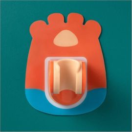 Étagère de douche créative de salle de bain rouge