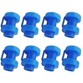 Lot De 8 Embouts De Trampoline, Embouts De Tige De Filet, Pièces De Rechange Pour Trampoline De 25 Mm De Diamètre (Bleu)