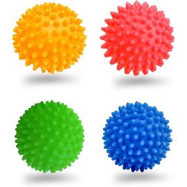 Boules de lavage pour le linge Boules de lavage Boules de lavage colorées solides Boules de séchage réutilisables sans enchevêtrement (4 pièces)