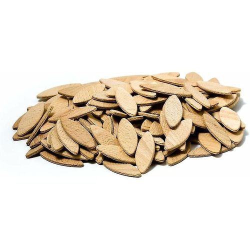 Chevilles plates en hêtre de haute qualité pour menuisiers et bricoleurs, type 20 (56 x 24 x 4 mm), paquet de 100 pièces