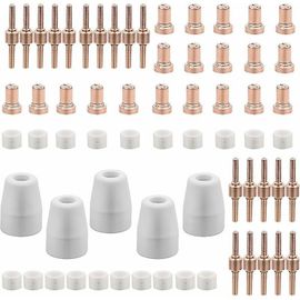 65 pièces PT31 Consommables Plasma Cutter Plasma Parkside Cut 30 40 50 Consommables Plasma Cutter Accessoire Plasma Cutter Électrode Pointe Buse