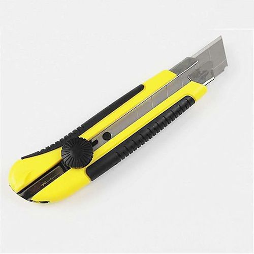 Cutters Professionnels, Cutter Rétractable De 25 Mm Avec Lame En Acier Ultra-Tranchante Pour Couper Le Papier, Les Tapis Et Le Carton