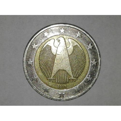 À Vendre Piece De 2 Euros De 2002 Allemende Aigle Lettre N Bon État Général, Comme Spécifié Je Vends Mes Pièces Pour Raison De Santé Et Un Besoin De Trésorerie Pour Frais.