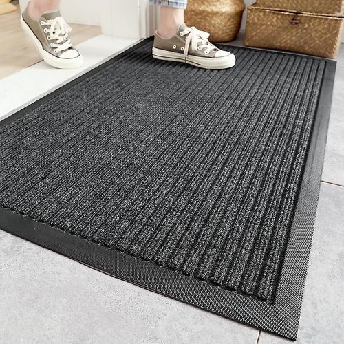 Paillasson D'entrée Intérieur Et Extérieur 45 X 75 Cm Tapis Antidérapant Et Absorbant, Lavable, Tapis Pour Intérieur, Extérieur, Chambre, Cuisine, Entrée,
