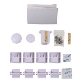 4 serrures 1 clé, bloc porte sécurité bébé, armoire, bloc tiroir serrure magnétique,