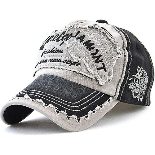 Casquette De Baseball En Coton Pour Homme Et Femme, Chapeau De Soleil, Idéal Pour Les Vacances, Les Voyages, Le Sport, Le Hip-Hop, Taille 56-60 Cm