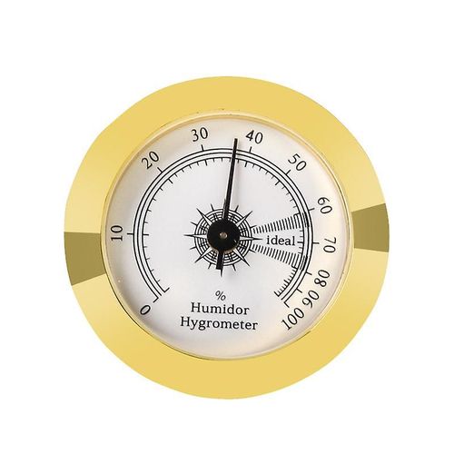 Mini hygromètre numérique rond pour cigares et instruments de musique, 50 x 50 x 11 mm