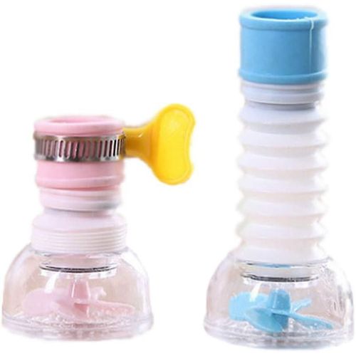 2 Buses De Robinet Rotatives Anti-Éclaboussures, Économiseur D'eau, Robinets Pliables Pour Cuisine, Salle De Bain Et Douche (2 Couleurs)