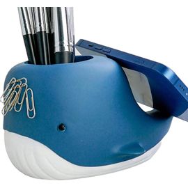 Pot À Crayons Baleine Pour Bureau ¿ Pot À Crayons Baleine Avec Support Pour Téléphone, Organisateurs De Bureau Tendance Et Mignons