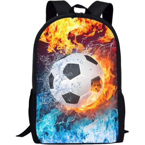 Sacs d'école pour Garçons Filles, 17 Pouces Primaire Maternelle Cartable avec Porte - Bouteille