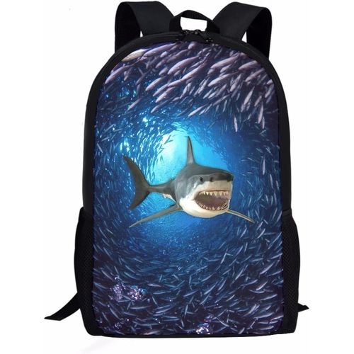 Sacs d'école pour Garçons Filles, 17 Pouces Primaire Maternelle Cartable avec Porte - Bouteille