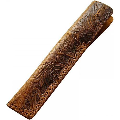 Étui A Stylo En Cuir,Étui A Crayons Vintage Pour École De Bureau Jusqu'à 1 Stylo