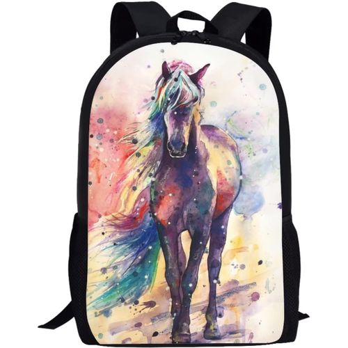 Sacs d'école pour Garçons Filles, 17 Pouces Primaire Maternelle Cartable avec Porte - Bouteille