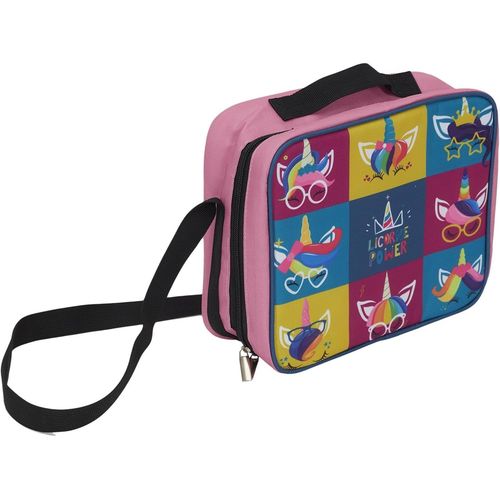 Cartable Fraicheur Enfant Licorne Coffret Cuisine à Emporter Lunch Bag et Glaciere