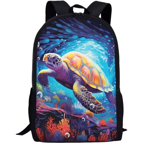Sacs d'école pour Garçons Filles, 17 Pouces Primaire Maternelle Cartable avec Porte - Bouteille