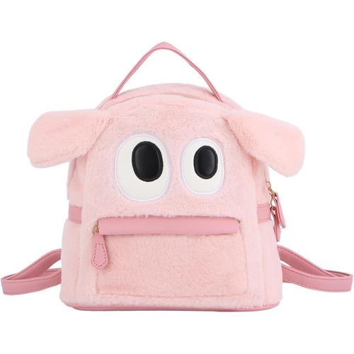 Sac à Dos Mignon en Peluche à Fourrure, Sac à Dos Moelleux, Joli Cartable Kawaii pour Fille pour L'école des Enfants