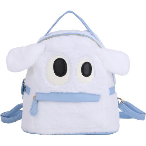 Sac à Dos Mignon en Peluche à Fourrure, Sac à Dos Moelleux, Joli Cartable Kawaii pour Fille pour L'école des Enfants