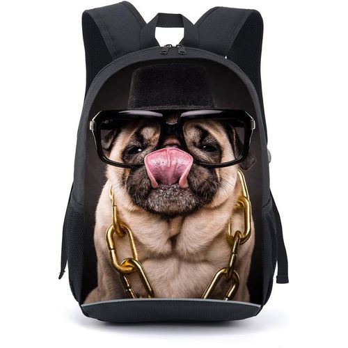 17 pouces cheval animal impression diagramme sac d'école sac à dos sac à dos