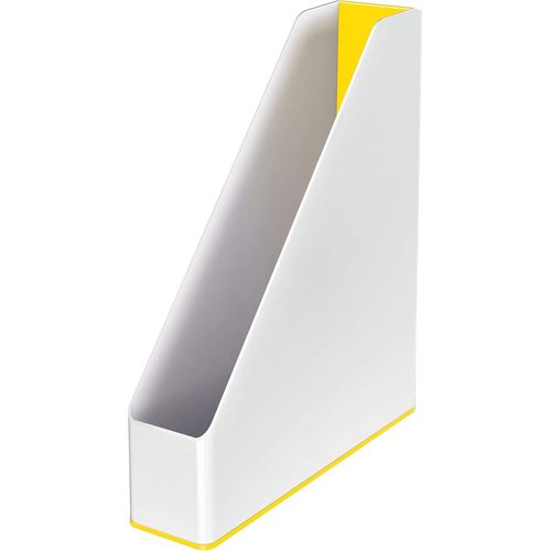 Porte-Revues, A4, WOW, Dual, Blanc/Jaune