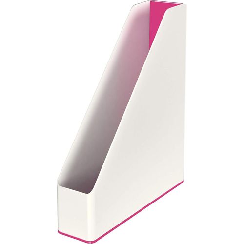 Porte-Revues, A4, Blanc/Rose Métallisé, WOW Dual