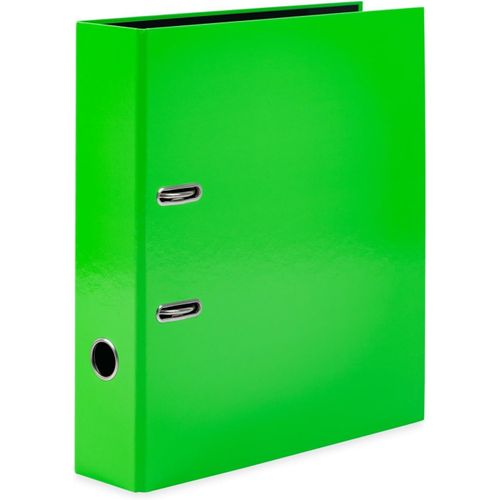 Lot De 5 Classeurs A4 Vert Fluo De 7 Cm De Large, Pour Enfants, Classeurs À Levier Uni, Couleur Fluo Vive, Pour Garçons Et Filles