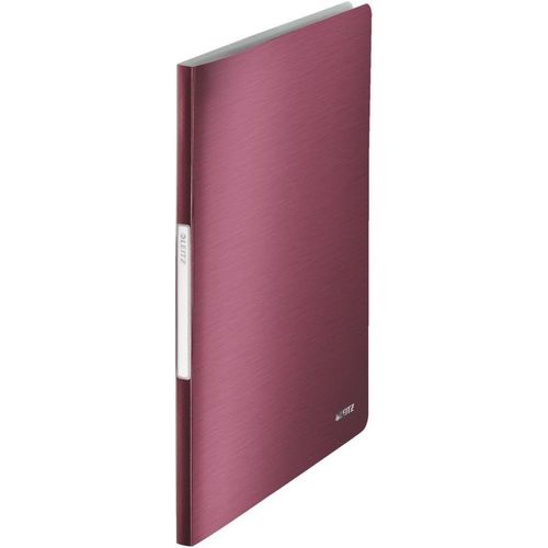 Reliure Protège-Documents A4, 20 Pochettes, 40 Pages, Pochettes Transparentes, Grenat, Style